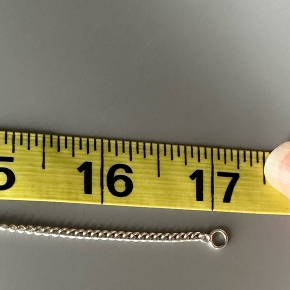 Sterling Silver Plated Onyx Y Necklace – Artisan Made Statement Piece - Picture 10 of 12